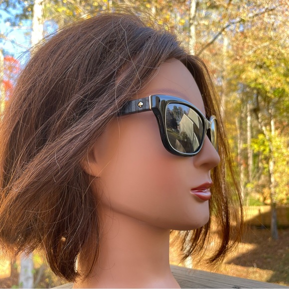 Kate Spade Johanna 2/S Rectangular Sunglasses 0807 Black 9O Dark Gray Gradient main image 14
